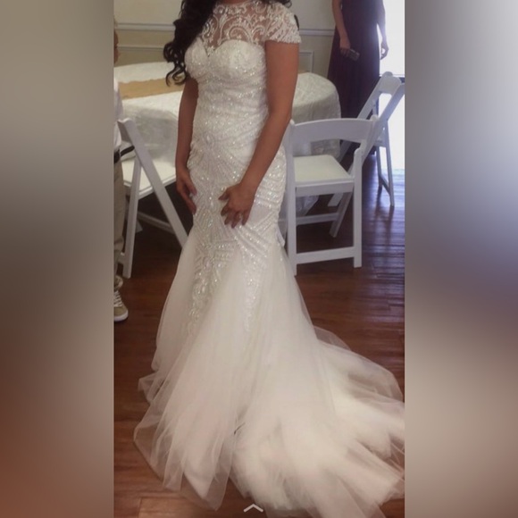 Sherri Hill White Wedding Dress - Picture 3 of 3